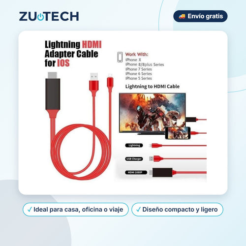 Adaptador de Carga Multiconector - Zutech