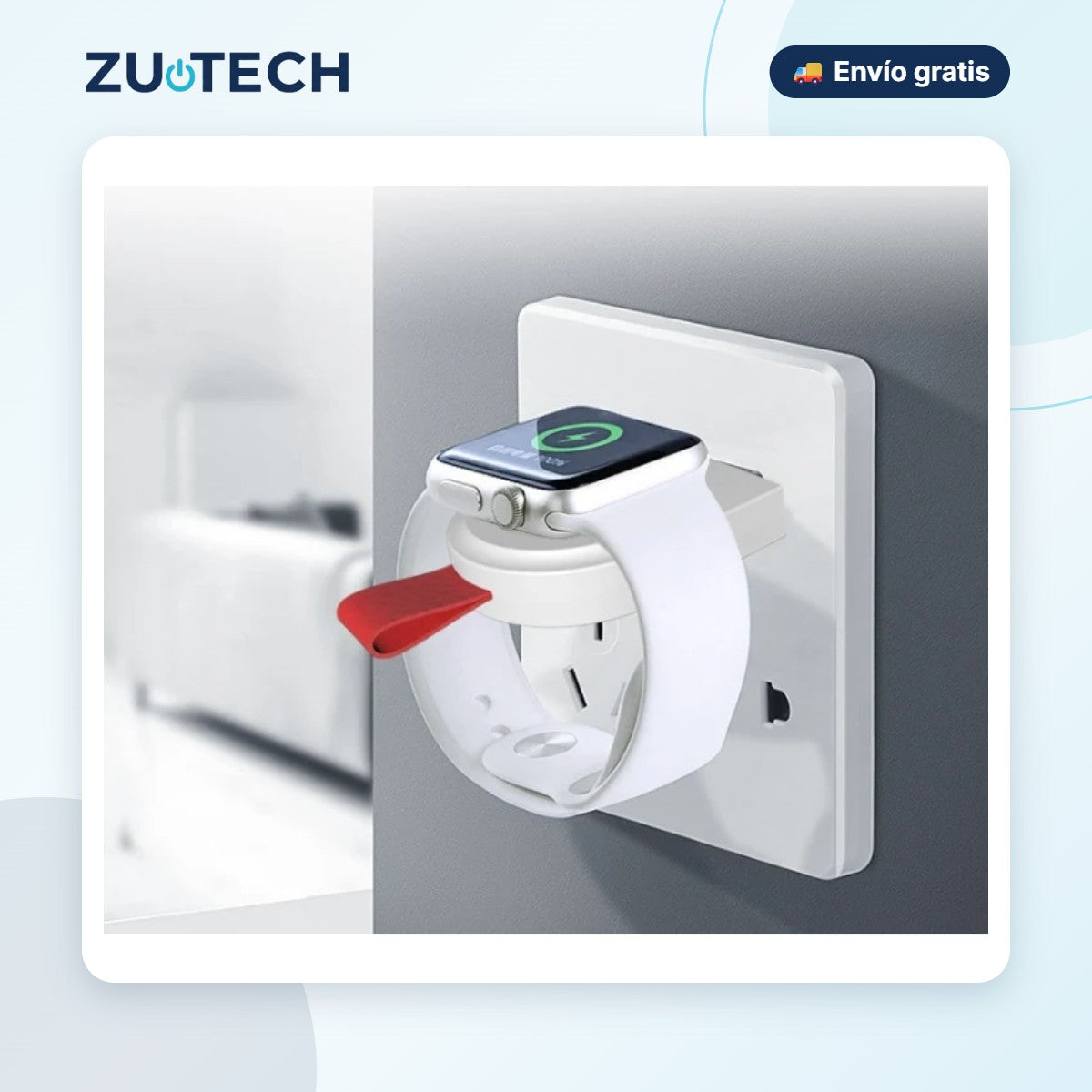 Adaptador de Carga Portátil para Smartwatch - Zutech