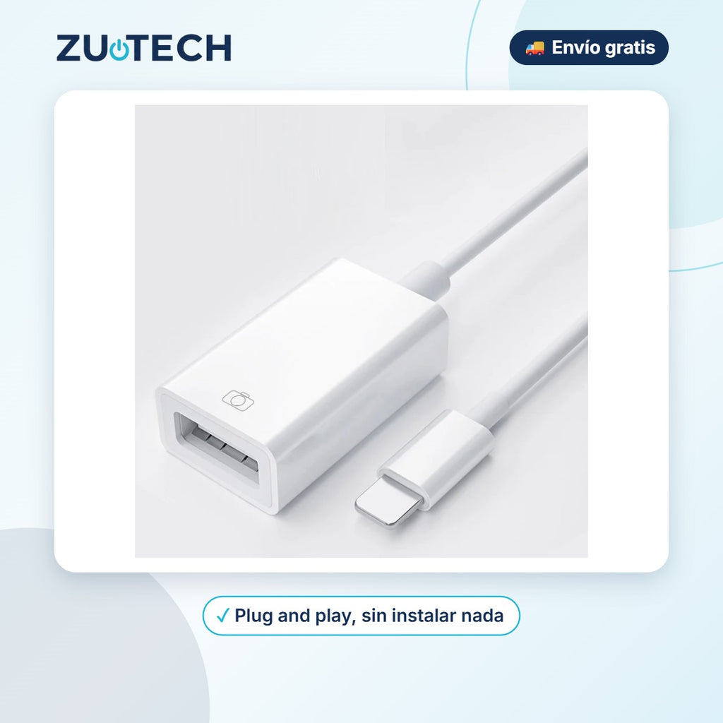 Adaptador OTG USB para Móvil - Zutech