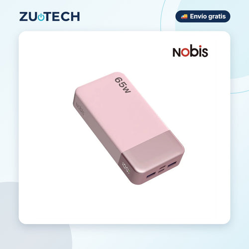 Batería Externa 20000 mAh 65W PD con Pantalla (envío desde España) - Zutech