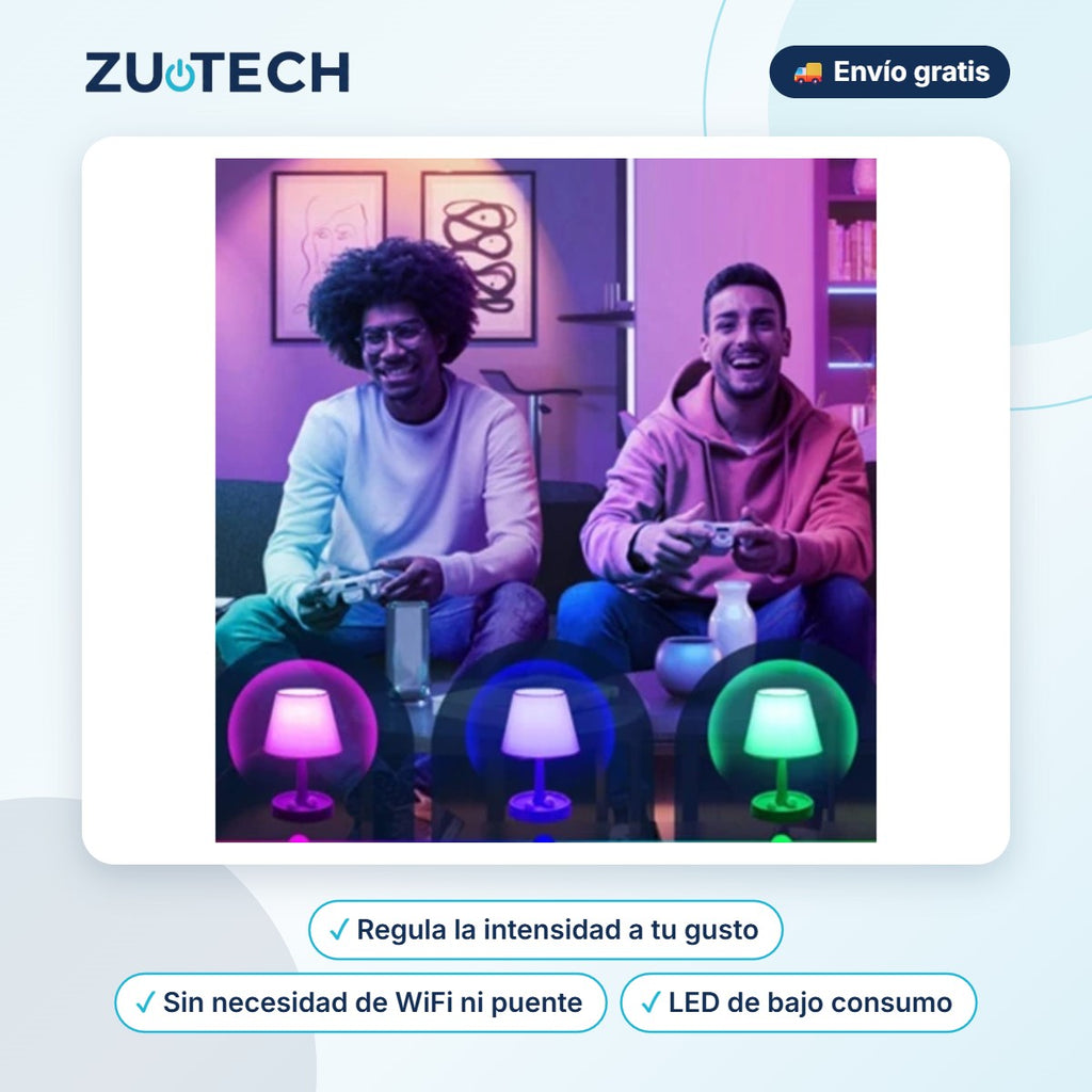 Bombilla Inteligente Bluetooth Regulable - Zutech