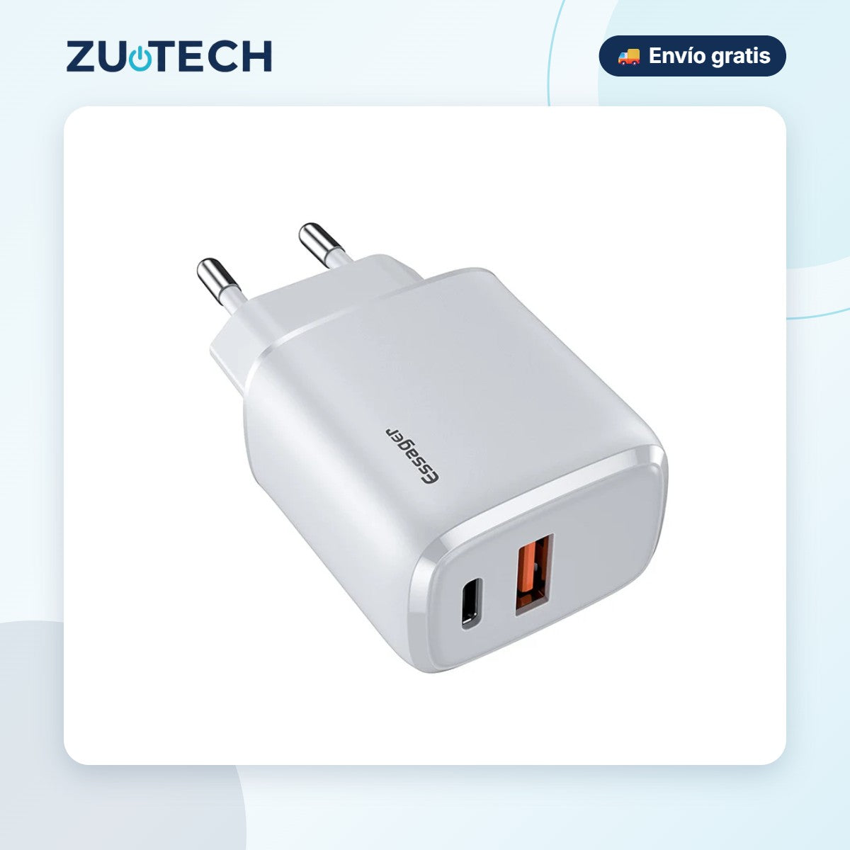 Cargador de Pared de Carga Rápida - Zutech
