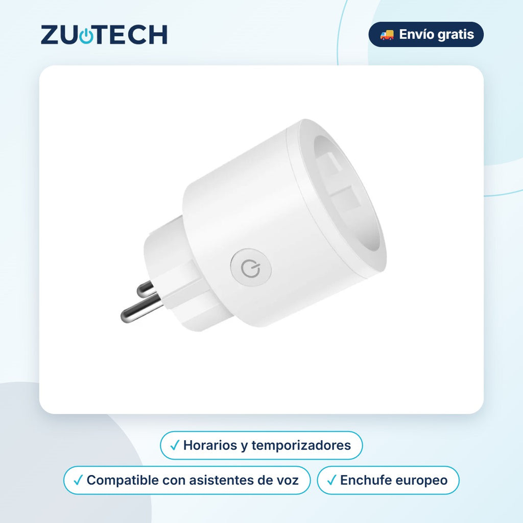 Enchufe Inteligente Europeo con Control por App - Zutech