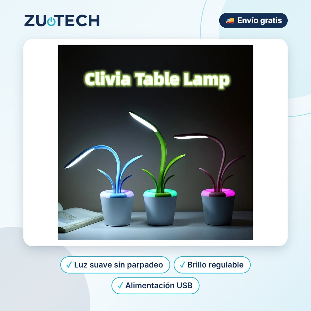 Lámpara de Escritorio LED USB Protección Ocular - Zutech
