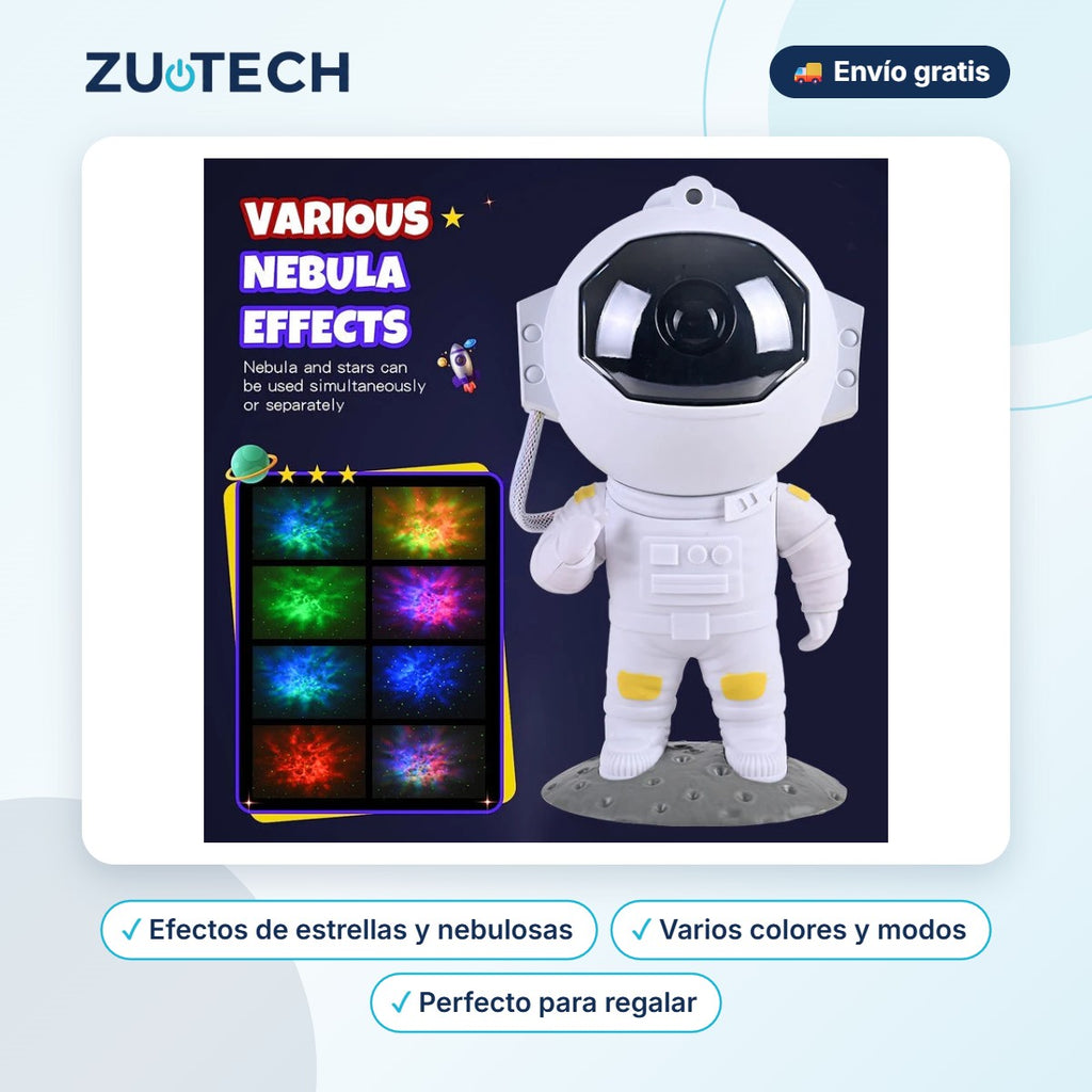 Proyector Galaxia de Estrellas (Luz Nocturna) - Zutech