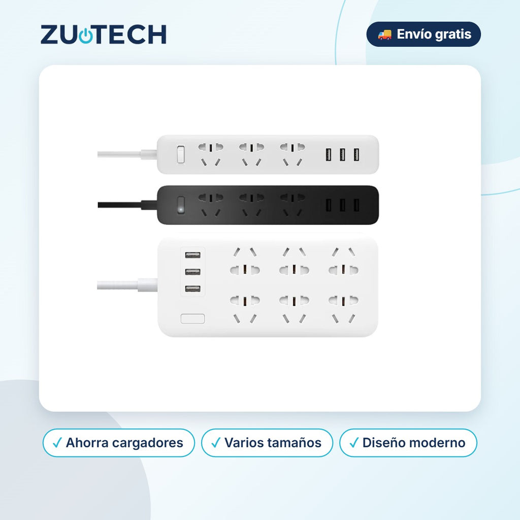 Regleta con Puertos USB - Zutech